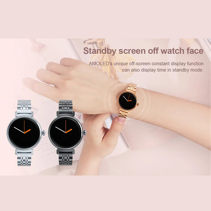 Premium Luxury Women's Smartwatch – Heart Rate, Blood Oxygen, Sleep Monitoring, Bluetooth Call, Diamond Bracelet, 1.32" HD Display, IP67 Waterproof, Fitness Tracker, Multi-Sport Modes