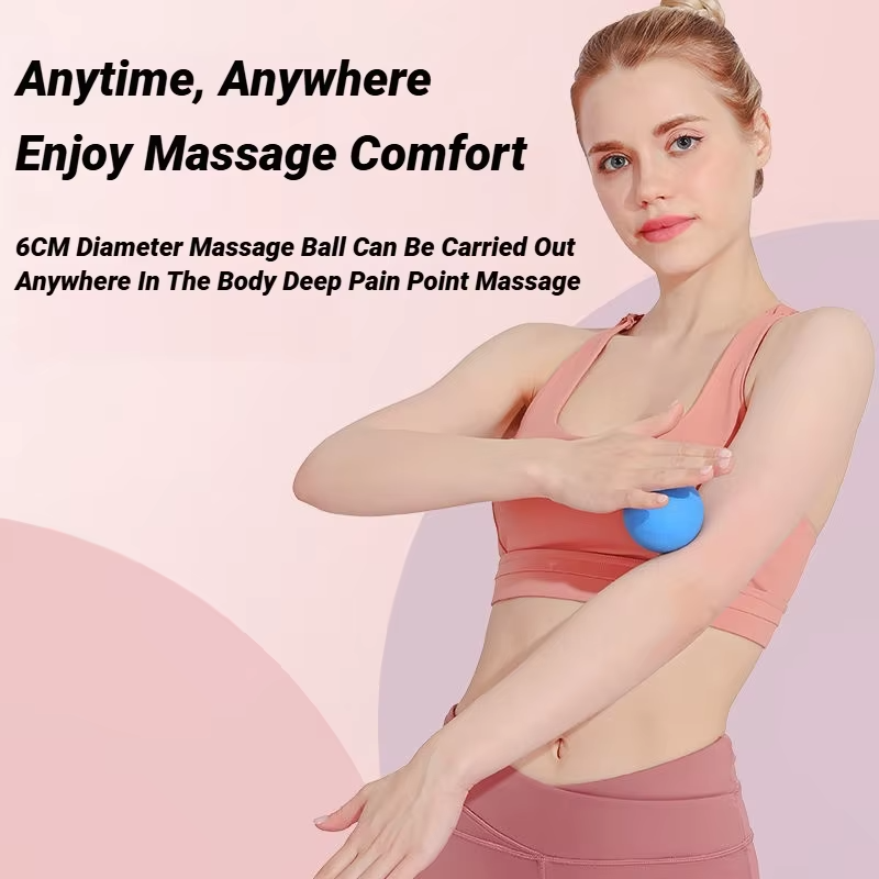 Premium TPE Fascia Massage Ball for Muscle Relaxation, Stress Relief, and Trigger Point Therapy – Lacrosse Ball for Yoga, Fitness, and Pain Relief