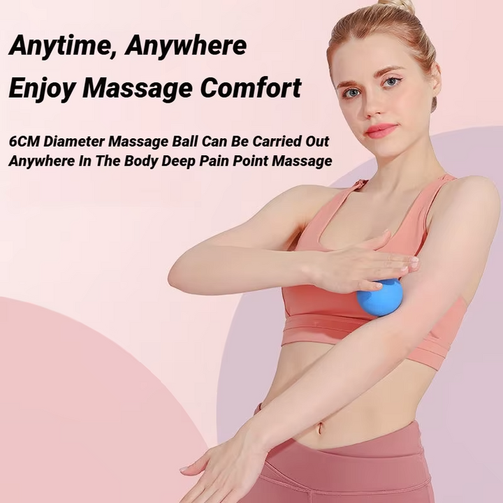 Premium TPE Fascia Massage Ball for Muscle Relaxation, Stress Relief, and Trigger Point Therapy – Lacrosse Ball for Yoga, Fitness, and Pain Relief