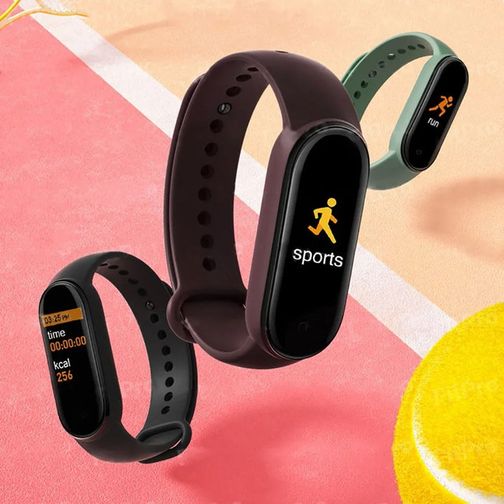 Premium Waterproof Fitness Smartwatch for Men & Women - Heart Rate, Blood Pressure, Activity Tracker, Sleep Monitor, Multi-Sport Modes, Call & Message Alerts, Bluetooth, 0.96” Display