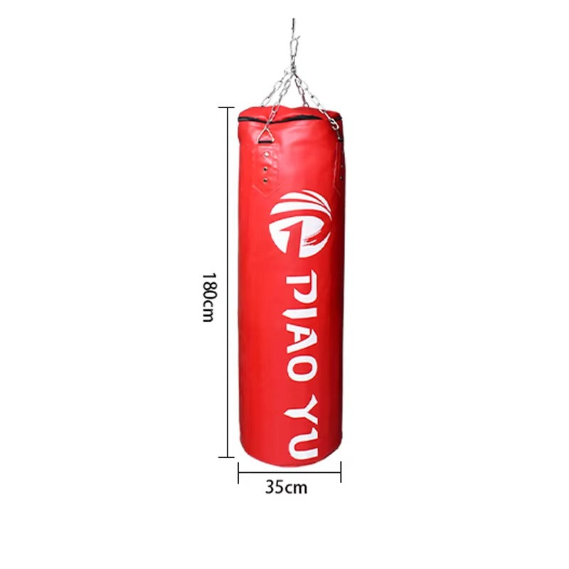Premium Boxing Sandbag – High-Quality PU Punching Bag for Adult Practice – Durable Taekwondo, Karate & Thai Boxing Training – Includes Strong Metal Chain, Zipper Seal & Multiple Sizes