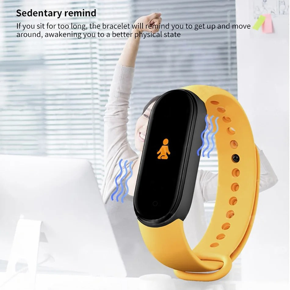 Premium Waterproof Fitness Smartwatch for Men & Women - Heart Rate, Blood Pressure, Activity Tracker, Sleep Monitor, Multi-Sport Modes, Call & Message Alerts, Bluetooth, 0.96” Display