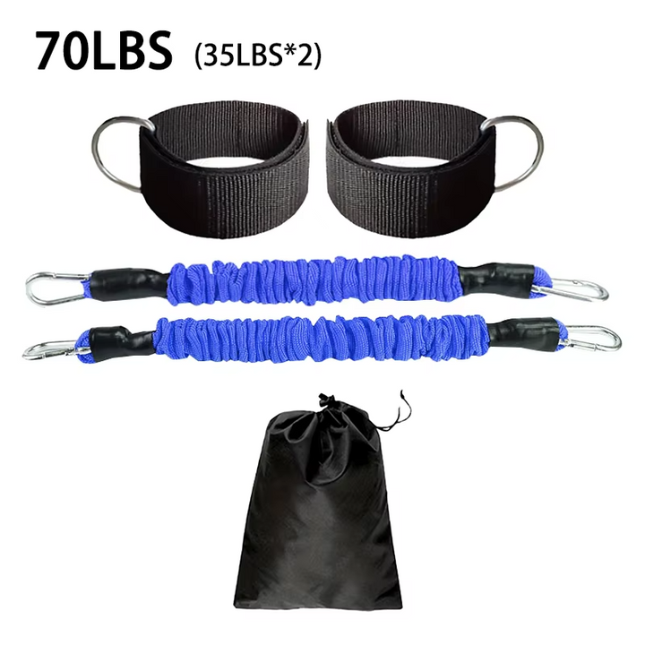 Premium Boxing Resistance Band Set – Leg Strength & Agility Training Strap System for MMA, Muay Thai, Boxing, Basketball & Fitness – Adjustable, High-Quality Resistance Bands for Explosive Power