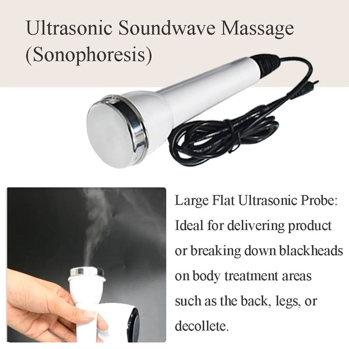 Premium Ultrasound Beauty Machine – High Frequency Face and Eye Massager for Skin Care, Facial Lifting, and SPA-Grade Ultrasonic Cleansing Device