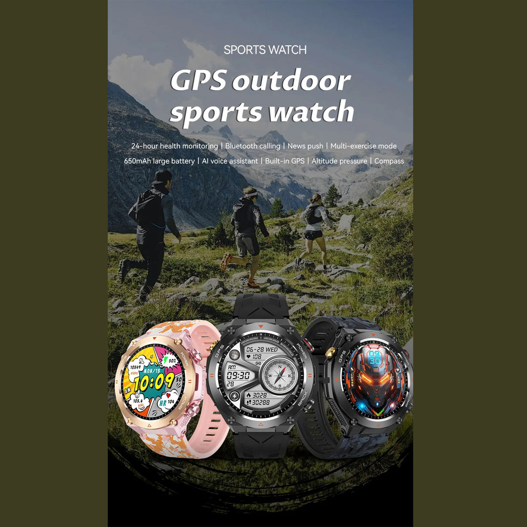 Premium Waterproof Sports Watch for Men and Women – 50M Waterproof, Dual Time, Pedometer, Stopwatch, Alarm, Countdown, Shockproof, EL Backlight, Lightweight Military Clock