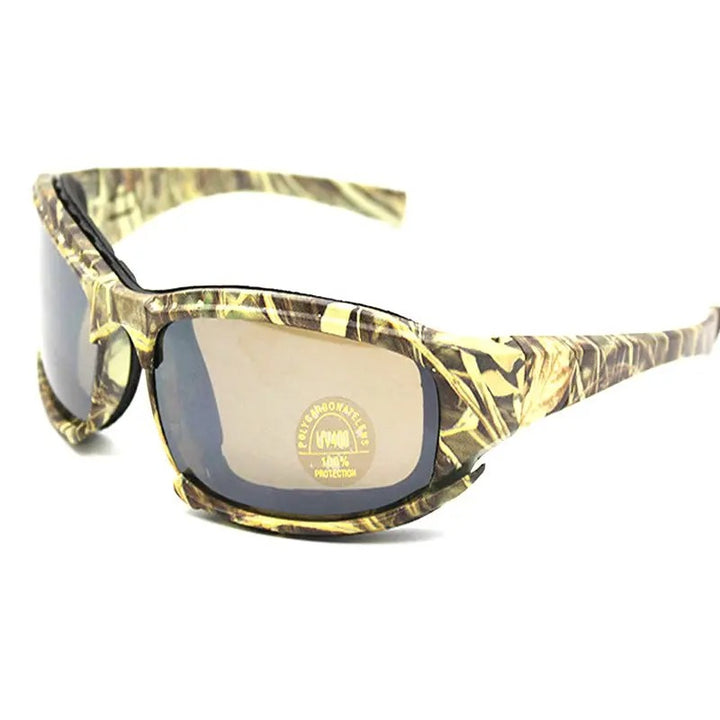 Premium Tactical Polarized Sport Glasses – UV Protection, Anti-Glare, 4 Lens Options for Shooting, Airsoft, Hunting, Hiking & Safety Eyewear