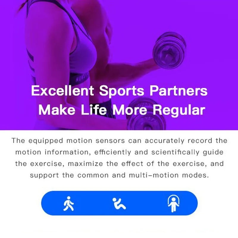 Premium D18 Smart Watch - Waterproof Fitness Tracker with Heart Rate, Blood Pressure, Oxygen Monitor, Call & Message Notifications, Compatible with Android & iOS