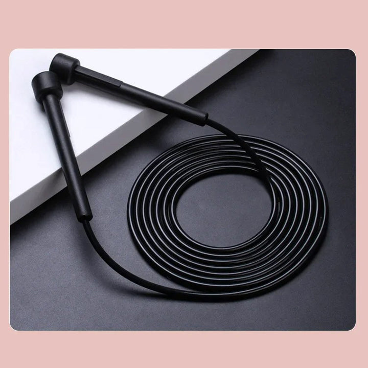 Premium PVC Skipping Rope – Adjustable Length Jump Rope for Fitness Training, Weight Loss, and Cardio Exercise, 2.3m Long, Soft & Lightweight, Durable 4mm Diameter Cable