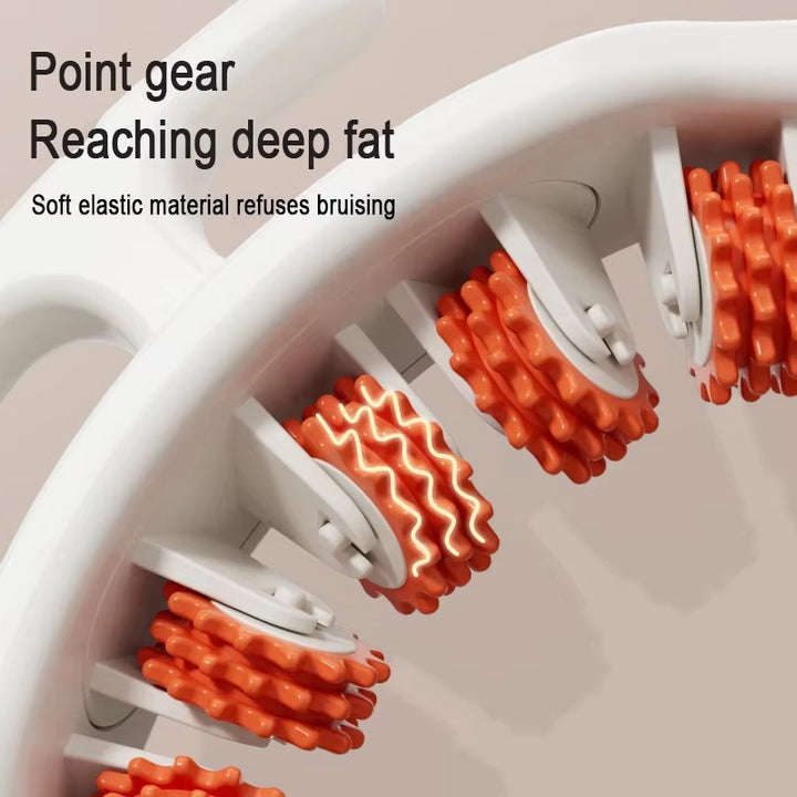 Premium Cellulite Massager, Manual Muscle Roller for Leg, Neck, Arm, Foot, Pelvic Floor Muscle Trainer, Non-Slip Handle, Ergonomic, High-Density PP, Portable and Comfortable