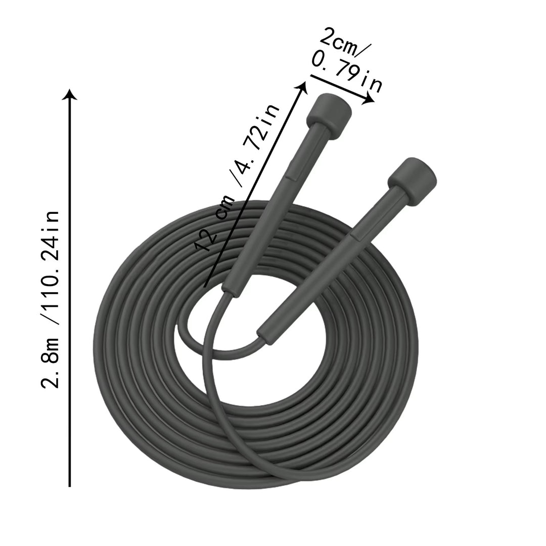 Premium Speed Skipping Rope for Adults & Kids – Adjustable Jump Rope for Weight Loss & Fitness, Professional PVC Material, 2.8m Length, Portable Sports Equipment, Ideal for Gym & Home Workouts,