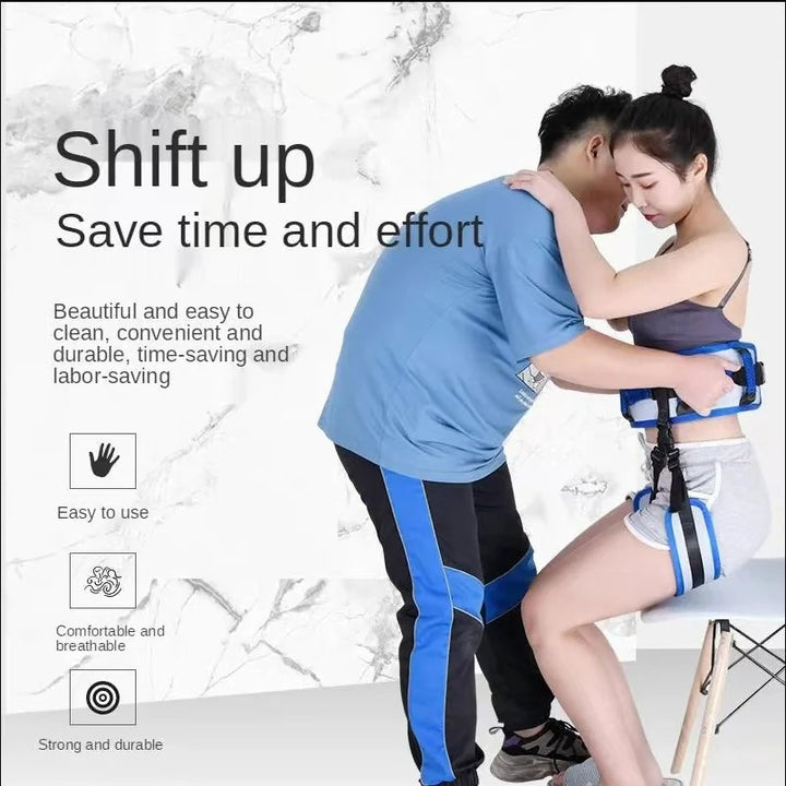 Premium Bariatric Transfer Lift Belt for Elderly & Handicap Support – Adjustable Gait Belt for Seniors, Walking & Standing Assist, High-Quality EVA Sandwich Mesh Fabric, Comfortable & Durable