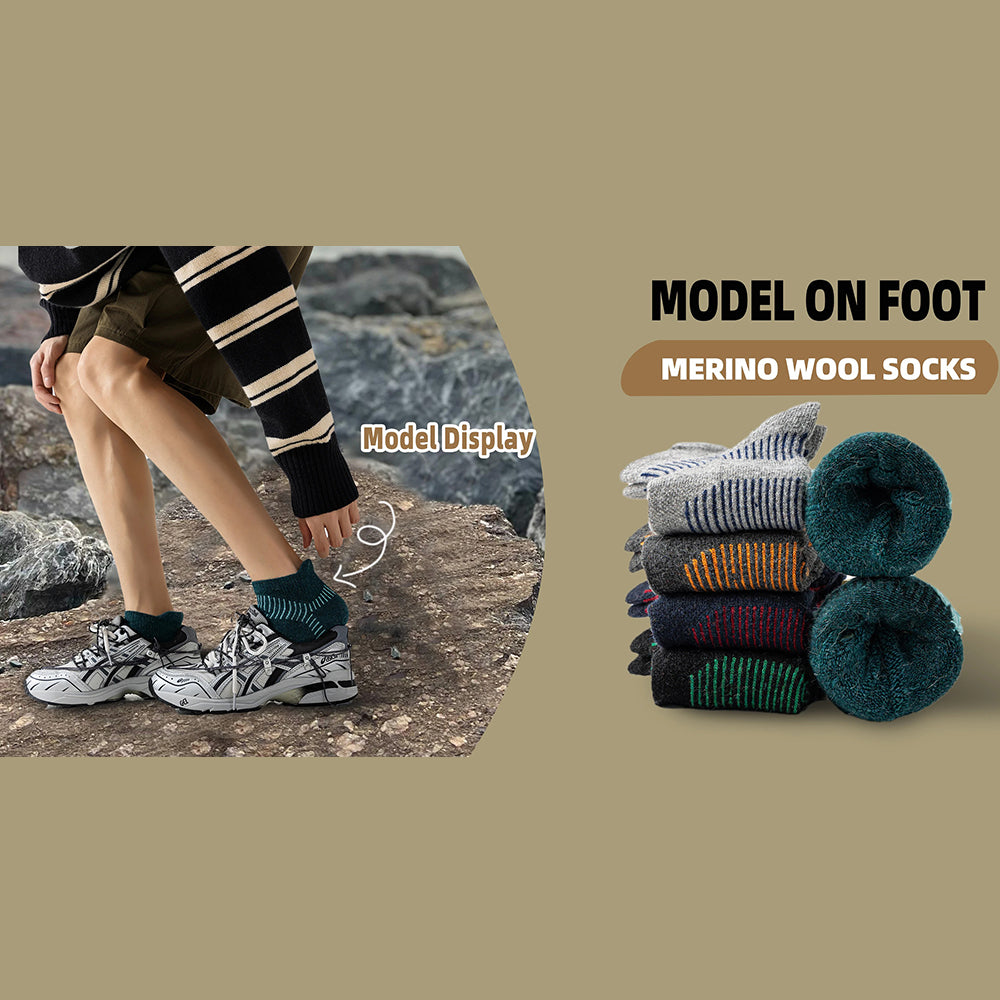 Premium Sweat Absorbing Compression Running & Hiking Socks – 6 Pairs, Thick Cotton Ankle Sports Socks for Men & Women, Low Cut, Breathable, Moisture-Wicking, Compression Support
