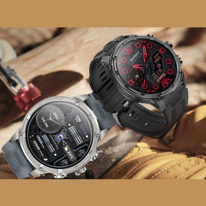 Premium Smartwatch with NFC & Bluetooth Headset – TWS Music & Talk, Sports Tracking, Sleep Monitoring, Camera Control, Music Control, Smart Alarm, Waterproof, Compatible with Android & iOS