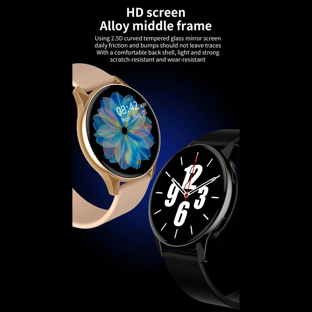 Premium Sport Smartwatch for Women – Bluetooth Call, IP68 Waterproof, Fitness Tracker, Health Monitoring, 1.2" HD Touchscreen, Compatible with iOS and Android