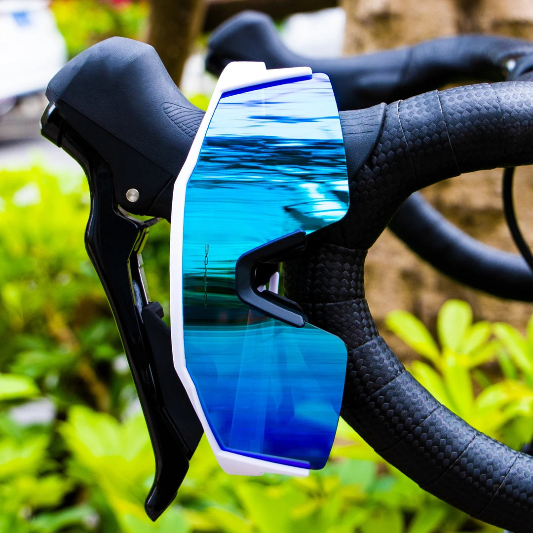 Premium Polarized Cycling Sunglasses – UV400 Protection, TR90 Frame, MTB & Bike Eyewear for Men & Women, Outdoor Sports Goggles with 1 or 4 Lens Options