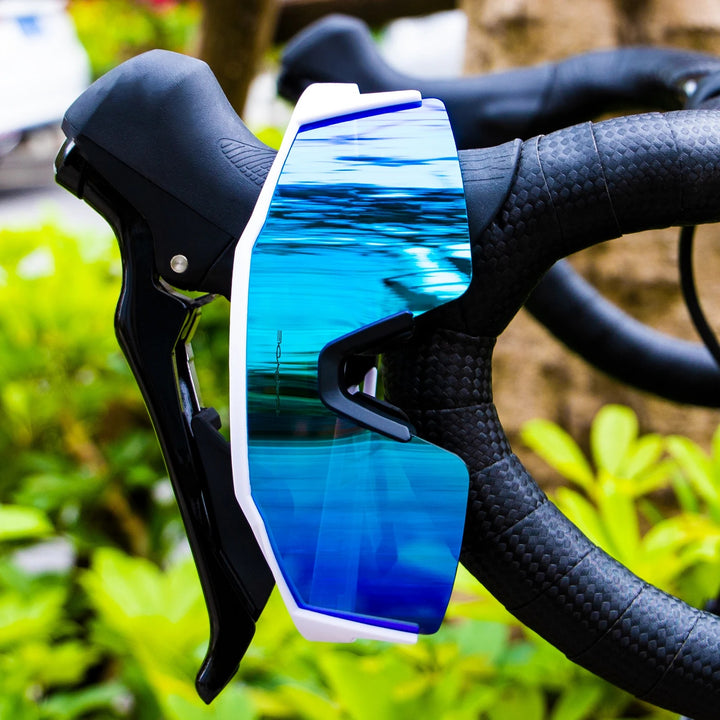 Premium Polarized Cycling Sunglasses – UV400 Protection, TR90 Frame, MTB & Bike Eyewear for Men & Women, Outdoor Sports Goggles with 1 or 4 Lens Options