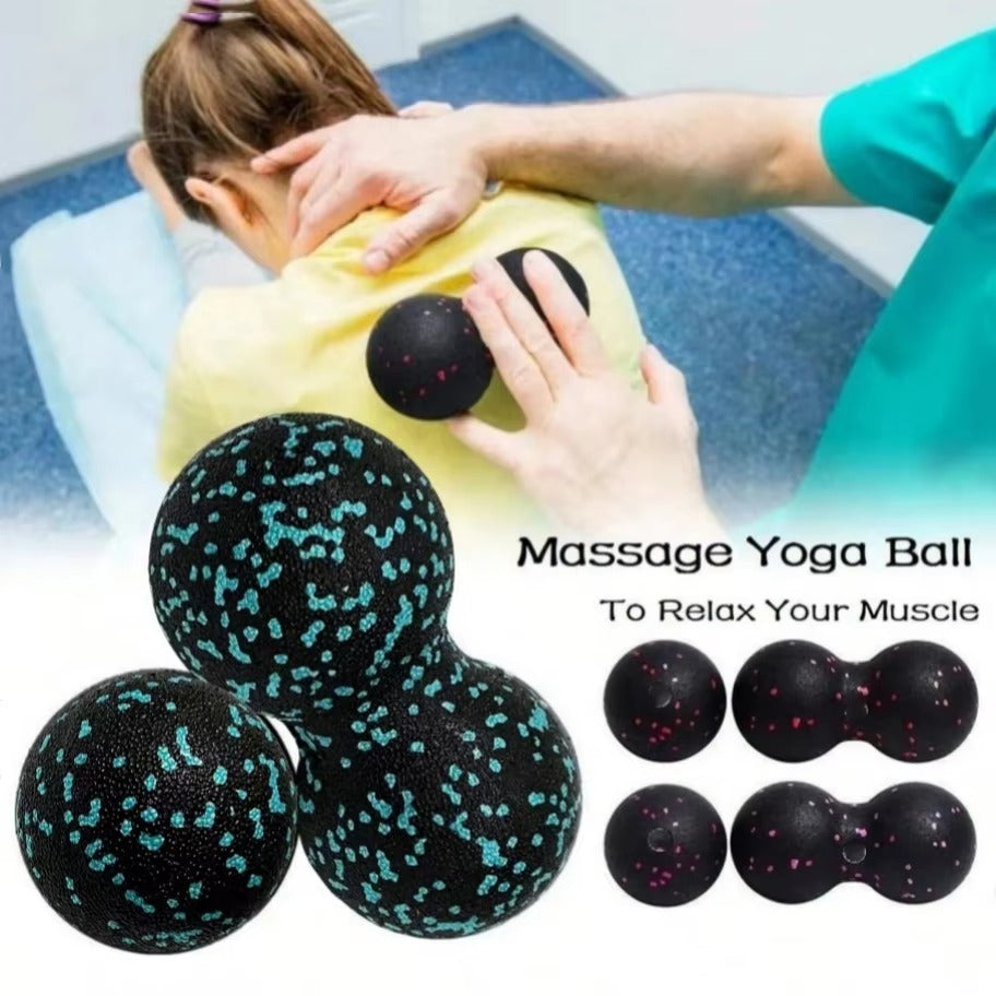 Premium EPP Peanut Massage Ball for Muscle Relaxation, High-Density Fascia Therapy, Trigger Point Relief, Yoga & Fitness Myofascia Ball for Pain Relief and Flexibility