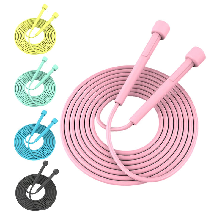 Premium Speed Skipping Rope for Adults & Kids – Adjustable Jump Rope for Weight Loss & Fitness, Professional PVC Material, 2.8m Length, Portable Sports Equipment, Ideal for Gym & Home Workouts,
