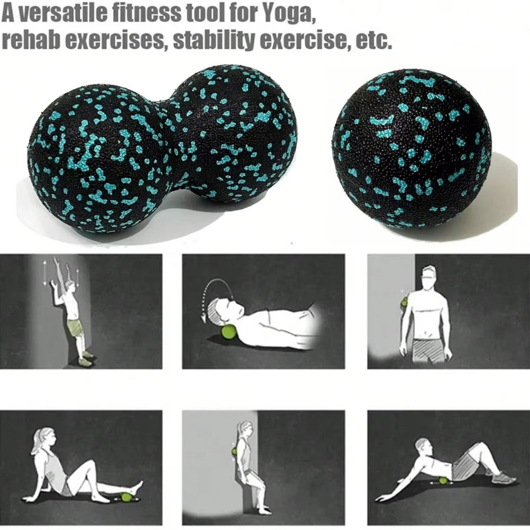 Premium EPP Peanut Massage Ball for Muscle Relaxation, High-Density Fascia Therapy, Trigger Point Relief, Yoga & Fitness Myofascia Ball for Pain Relief and Flexibility