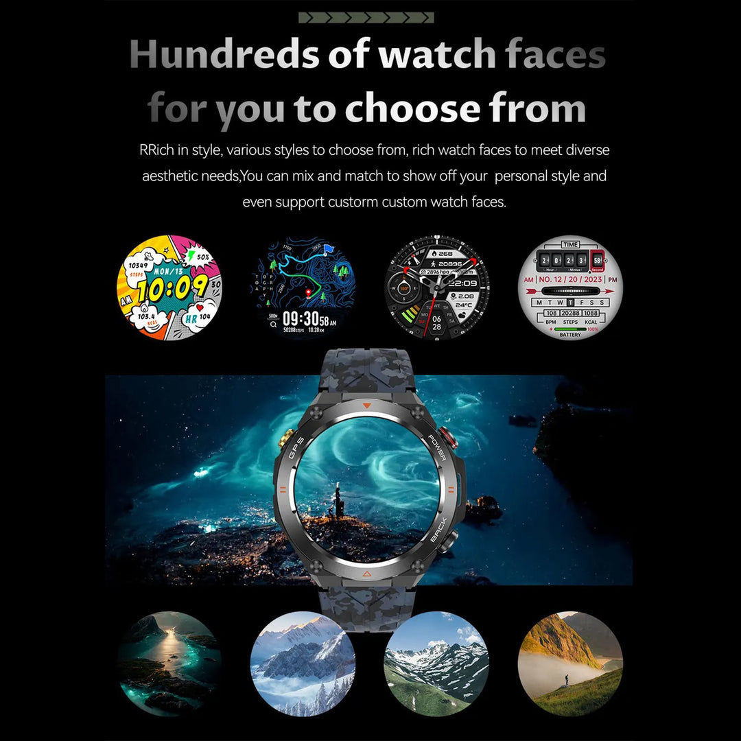 Premium Waterproof Sports Watch for Men and Women – 50M Waterproof, Dual Time, Pedometer, Stopwatch, Alarm, Countdown, Shockproof, EL Backlight, Lightweight Military Clock