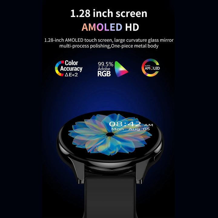 Premium Sport Smartwatch for Women – Bluetooth Call, IP68 Waterproof, Fitness Tracker, Health Monitoring, 1.2" HD Touchscreen, Compatible with iOS and Android