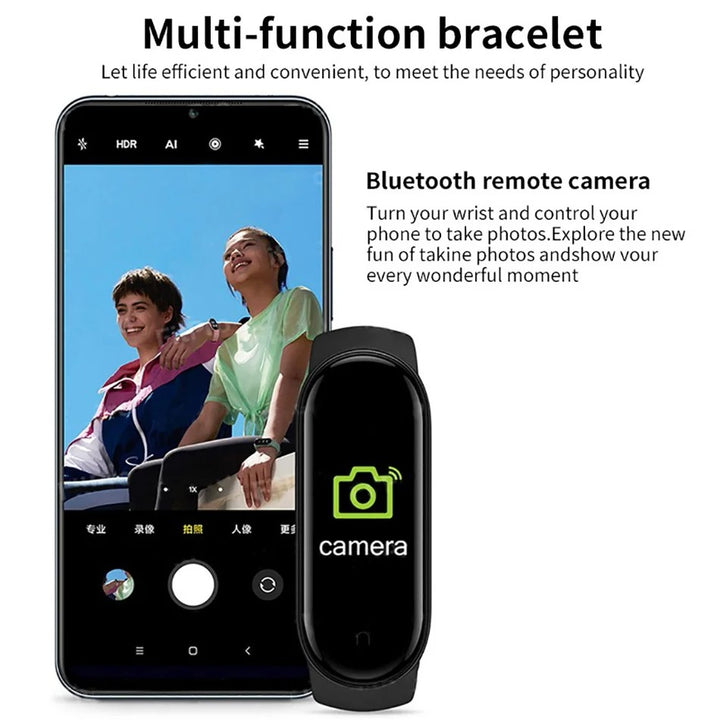 Premium Waterproof Fitness Smartwatch for Men & Women - Heart Rate, Blood Pressure, Activity Tracker, Sleep Monitor, Multi-Sport Modes, Call & Message Alerts, Bluetooth, 0.96” Display