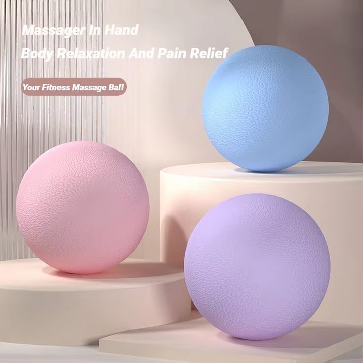 Premium TPE Fascia Massage Ball for Muscle Relaxation, Stress Relief, and Trigger Point Therapy – Lacrosse Ball for Yoga, Fitness, and Pain Relief