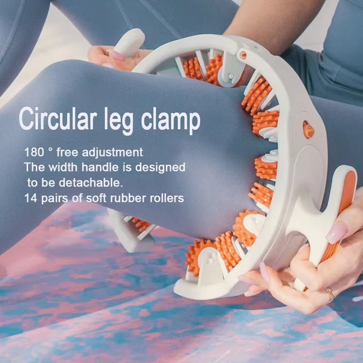 Premium Cellulite Massager, Manual Muscle Roller for Leg, Neck, Arm, Foot, Pelvic Floor Muscle Trainer, Non-Slip Handle, Ergonomic, High-Density PP, Portable and Comfortable