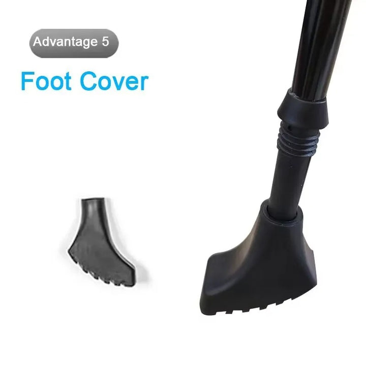 Premium Ultralight Folding Trekking Pole – Adjustable Telescopic Walking Stick, Aviation-Grade Aluminum Alloy, EVA Anti-Slip Handle, Portable for Hiking, Camping, and Outdoor Adventures