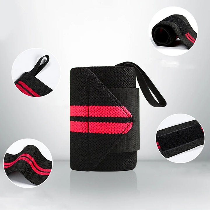 Premium Sports Wrist Guards – Lightweight Adjustable Wristbands for Basketball, Badminton, Volleyball & Fitness, Pressurized Winding for Wrist Stabilization, Universal Fit, Durable and Comfortable