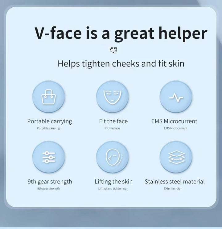 Premium Vibration Chin-Up Facial Lifting Massager – EMS V-Line Beauty Device for Double Chin Removal, Face Shaping, and Skin Firming, Adjustable and Portable with 5-7 Massage Modes