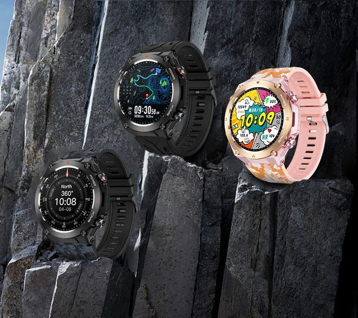 Premium Waterproof Sports Watch for Men and Women – 50M Waterproof, Dual Time, Pedometer, Stopwatch, Alarm, Countdown, Shockproof, EL Backlight, Lightweight Military Clock