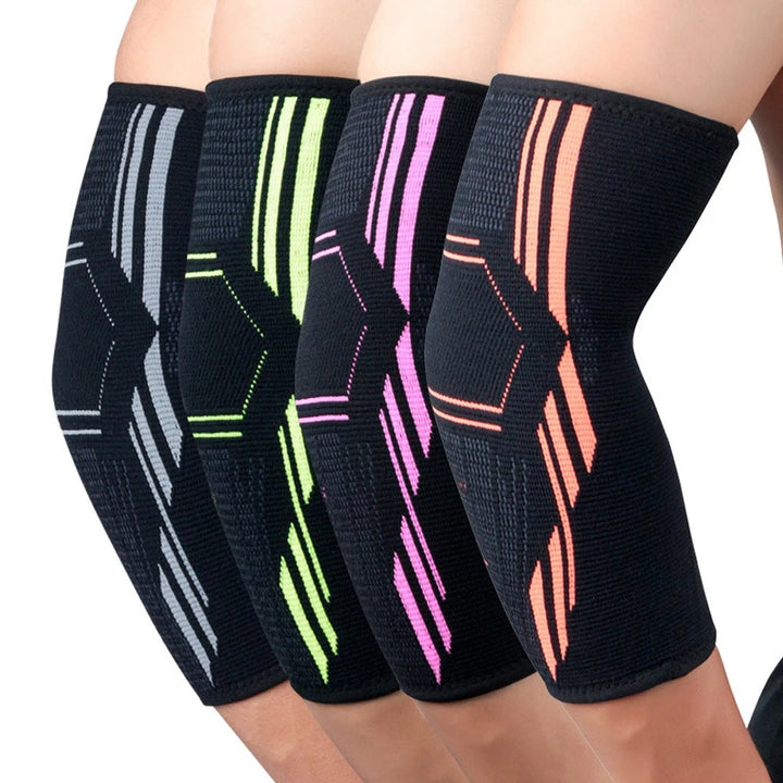 Premium Elbow Support Brace for Sports, Tennis, Golf & Basketball - Elastic Compression Sleeve, Anti-Slip Design for Elbow Pain Relief, Arthritis & Tendonitis Protection, Unisex, 1PC