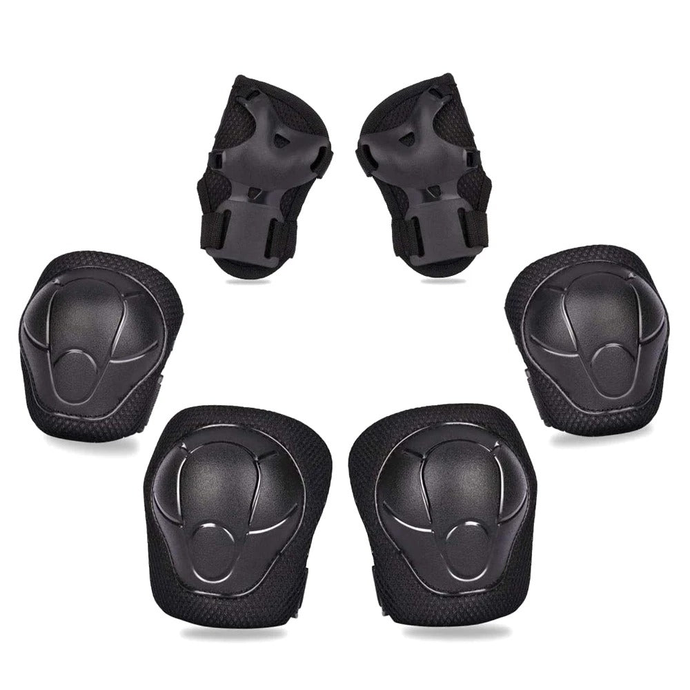 Premium Kids Knee Pads, Elbow Pads & Wrist Guards Safety Set for Ages 3-7, Adjustable Protective Gear for Boys & Girls, Perfect for Skating, Cycling, Skateboard – 6 Pieces