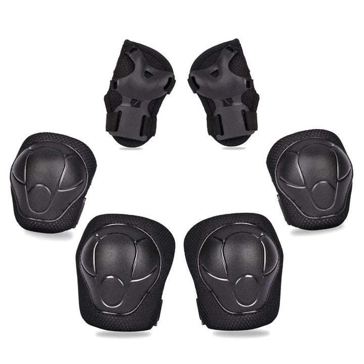 Premium Kids Knee Pads, Elbow Pads & Wrist Guards Safety Set for Ages 3-7, Adjustable Protective Gear for Boys & Girls, Perfect for Skating, Cycling, Skateboard – 6 Pieces