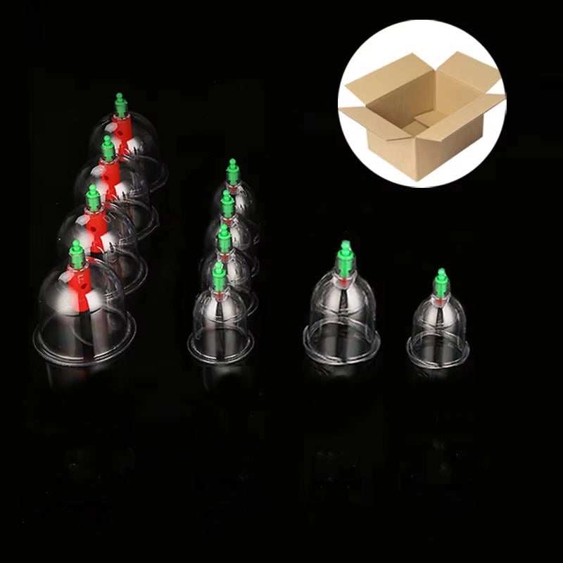 Premium Cupping Therapy Set – Vacuum Suction Cups for Massage, Anti-Cellulite, and Physiotherapy, Relieves Back, Neck, and Leg Pain, Improves Blood Flow, and Encourages Relaxation, Easy-to-Use with Pistol Grip Pump