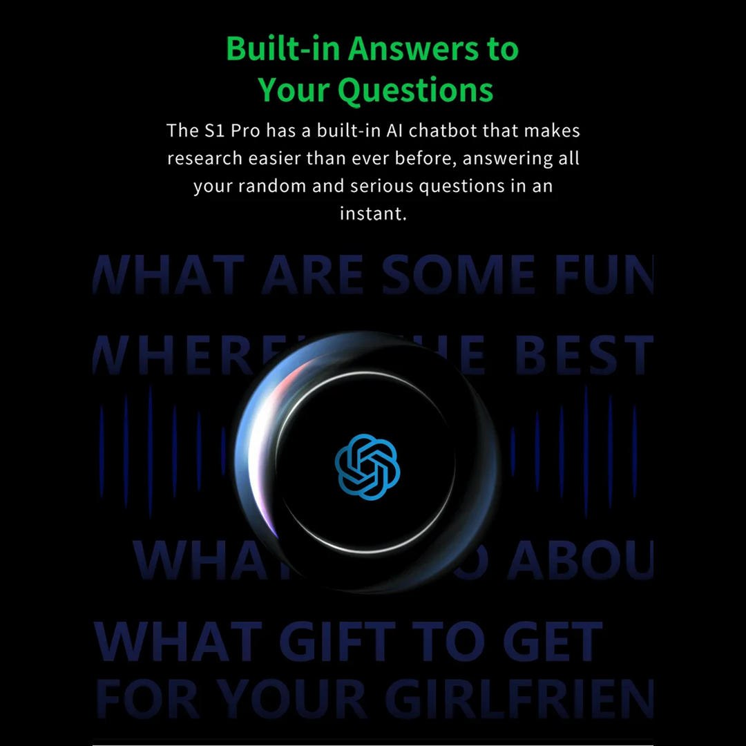 Premium Smartwatch for Men & Women – 1.43" AMOLED Display, GPS, 100+ Sports Modes, 21 Days Battery Life, 5ATM Waterproof, Wireless Charging, AI Voice Assistant, Global Version