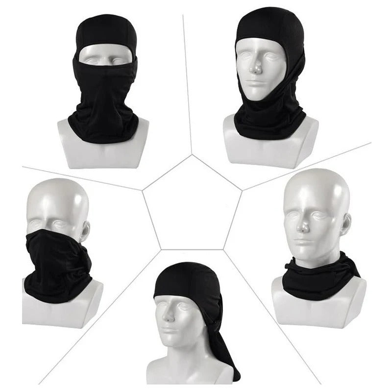 Premium Tactical Balaclava Full-Face Mask – Windproof, Dustproof Hunting, Cycling, and Wargame Headgear, Multicam Bandana Neck Gaiter for Outdoor Sports, Skiing, Climbing, and Motorcycle Use