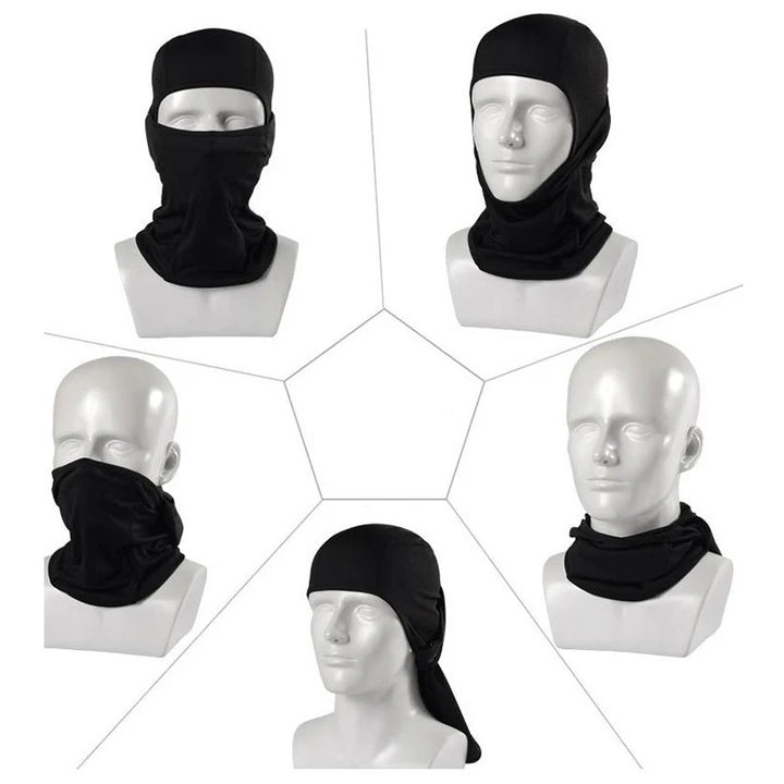 Premium Tactical Balaclava Full-Face Mask – Windproof, Dustproof Hunting, Cycling, and Wargame Headgear, Multicam Bandana Neck Gaiter for Outdoor Sports, Skiing, Climbing, and Motorcycle Use