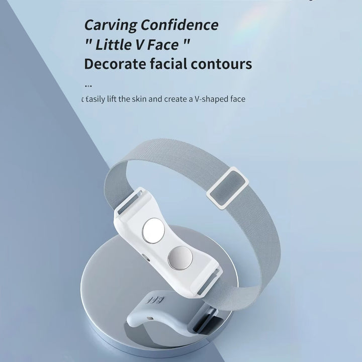 Premium Vibration Chin-Up Facial Lifting Massager – EMS V-Line Beauty Device for Double Chin Removal, Face Shaping, and Skin Firming, Adjustable and Portable with 5-7 Massage Modes