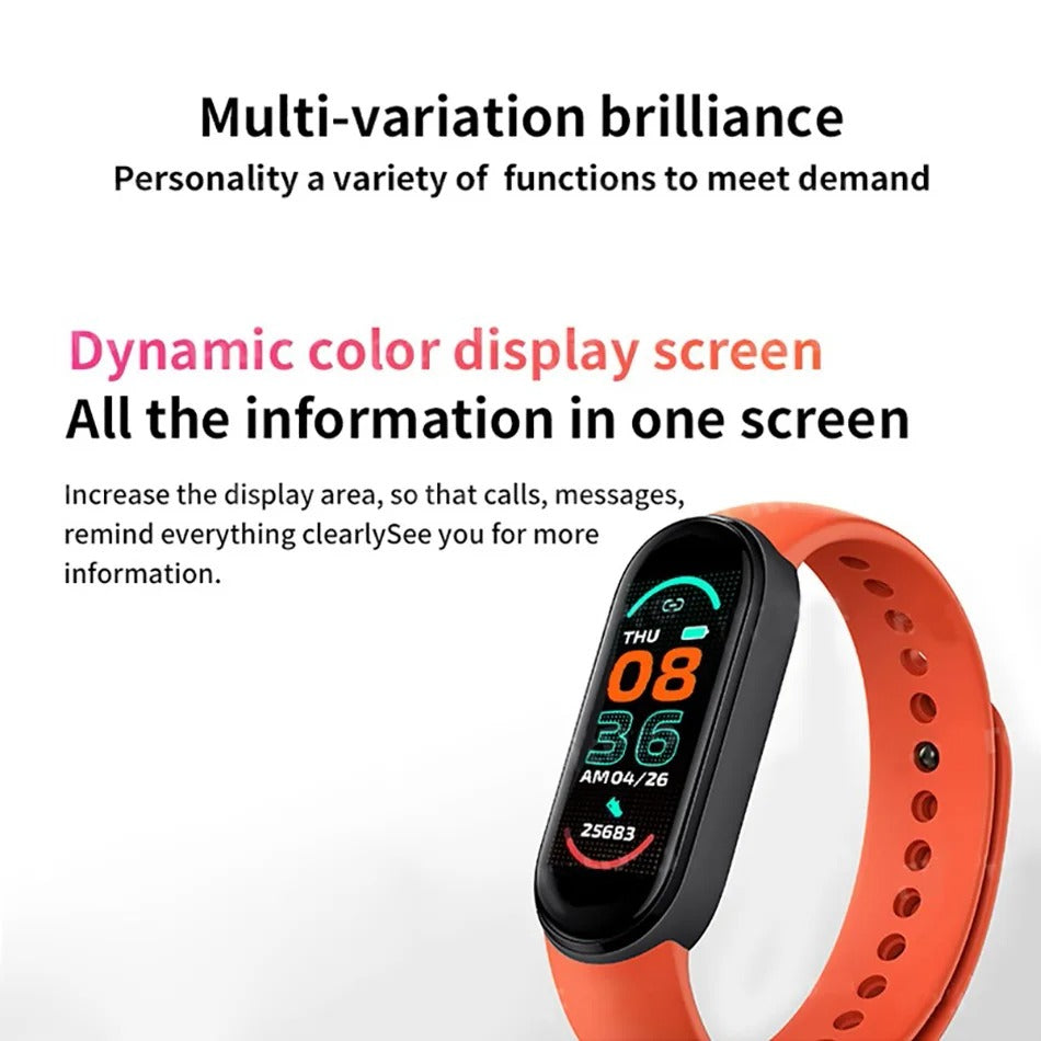 Premium Waterproof Fitness Smartwatch for Men & Women - Heart Rate, Blood Pressure, Activity Tracker, Sleep Monitor, Multi-Sport Modes, Call & Message Alerts, Bluetooth, 0.96” Display