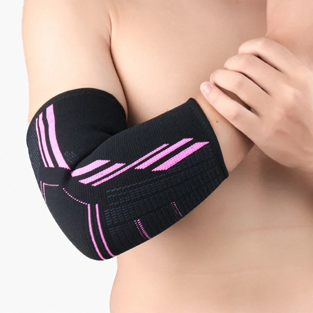 Premium Elbow Support Brace for Sports, Tennis, Golf & Basketball - Elastic Compression Sleeve, Anti-Slip Design for Elbow Pain Relief, Arthritis & Tendonitis Protection, Unisex, 1PC