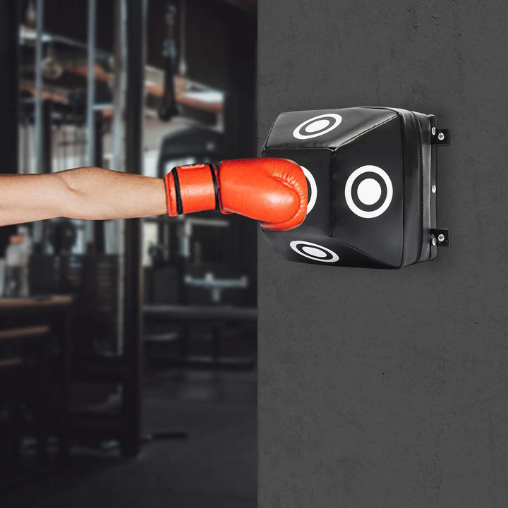 Premium Wall-Mount Boxing Training Target for Home & Gym – Uppercut Punching Bag with 4 Hit Points, Space-Saving Design, Durable PU & EVA Construction, Easy Installation & Cleaning