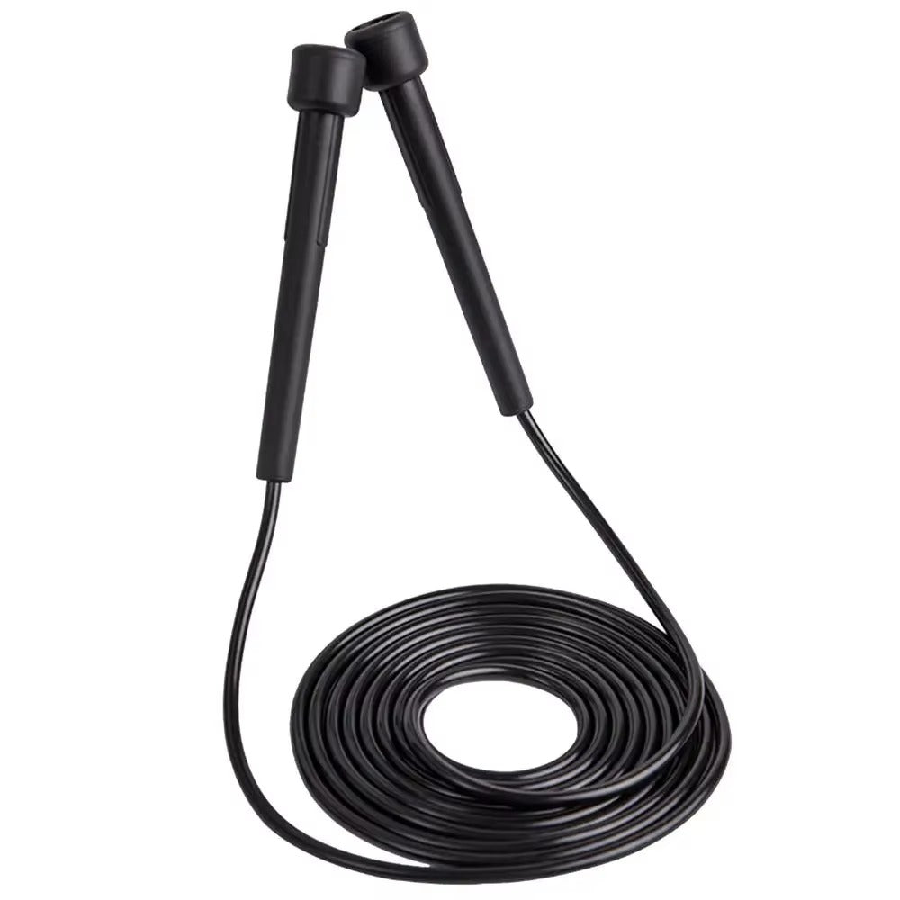 Premium PVC Skipping Rope – Adjustable Length Jump Rope for Fitness Training, Weight Loss, and Cardio Exercise, 2.3m Long, Soft & Lightweight, Durable 4mm Diameter Cable