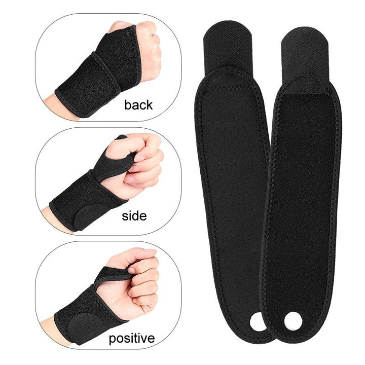 Premium Sports Wrist Support – Neoprene Elastic Bandage for Basketball, Fitness & Hand Palm Protection, Adjustable Winding Wristband, Thumb Fixing, Sweat-Absorbent, Comfortable Design