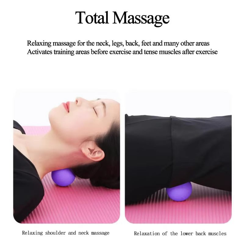 Premium TPE Fascia Massage Ball for Muscle Relaxation, Stress Relief, and Trigger Point Therapy – Lacrosse Ball for Yoga, Fitness, and Pain Relief