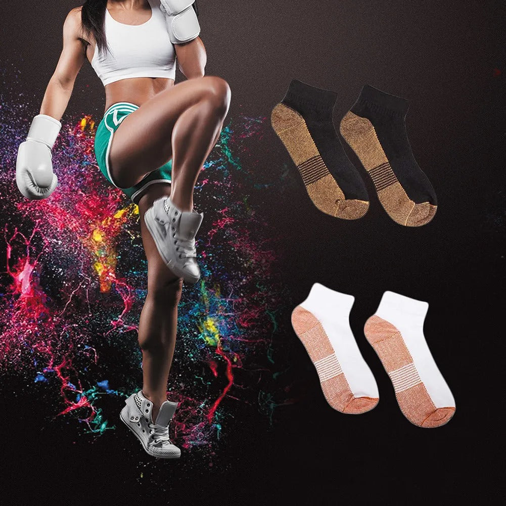 Premium Plantar Fasciitis Compression Socks for Foot Support – Breathable Ankle & Heel Arthritis Relief – Lightweight Arch Support Sport Socks for Running, Hiking & Travel – Anti-Odor, Moisture-Wicking Fabric – 2 Pairs