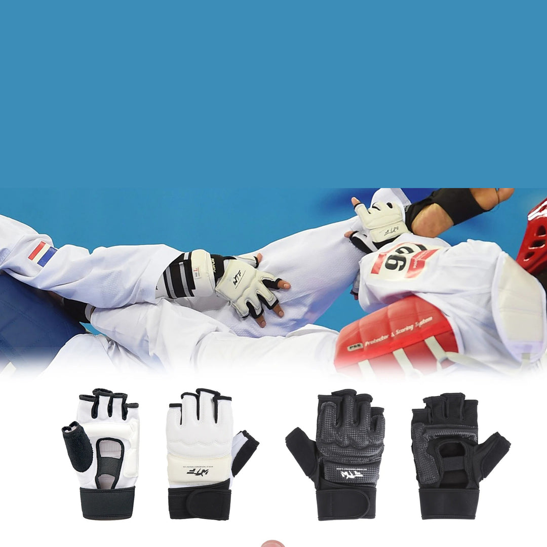 Premium Boxing Gloves for Adults & Kids – Half Finger Design for MMA, Muay Thai, Karate, Taekwondo & Fitness – High-Quality PU Leather, Breathable Mesh – Multiple Sizes (S-XXL)