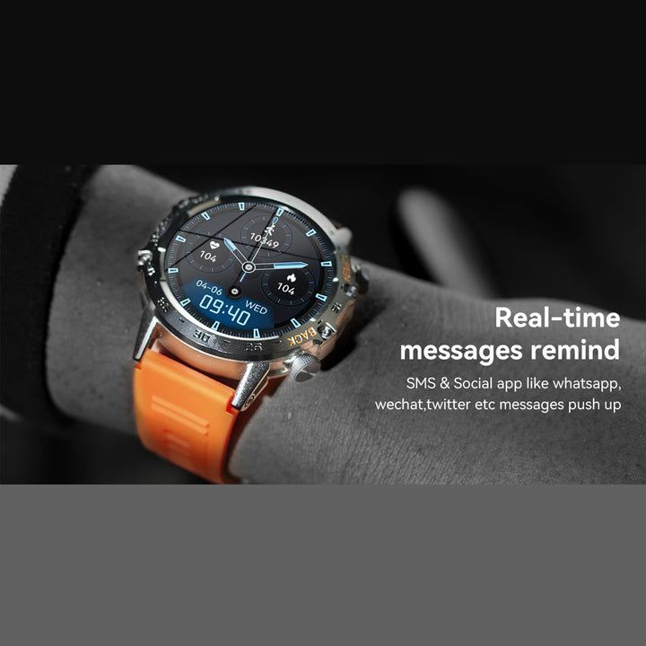 Premium Bluetooth Call Smartwatch for Men - IP67 Waterproof, 1.39-inch Display, Fitness Tracker, Sports Modes, Compatible with Android & iOS