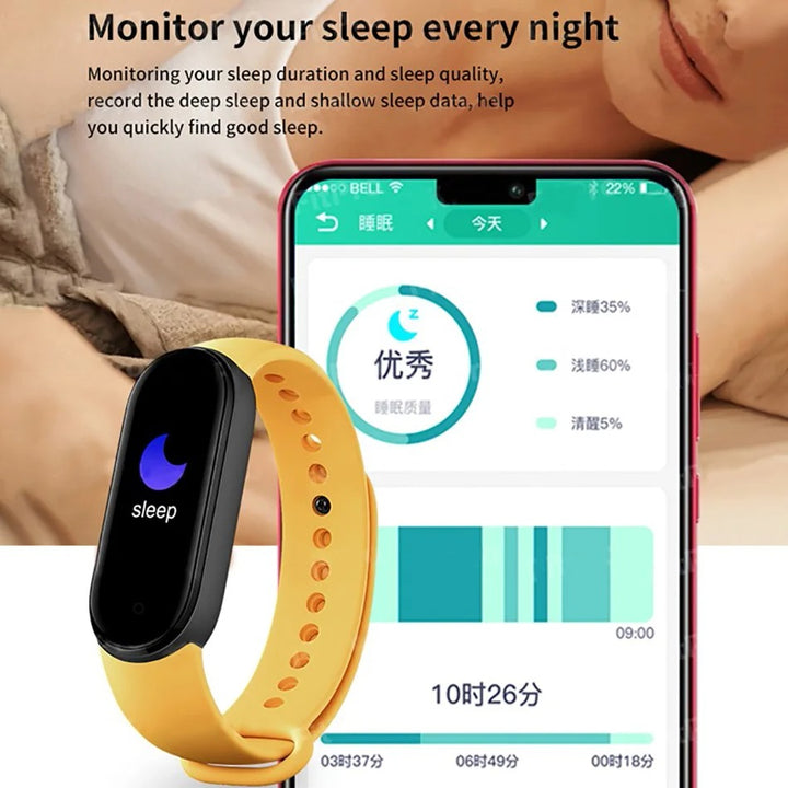 Premium Waterproof Fitness Smartwatch for Men & Women - Heart Rate, Blood Pressure, Activity Tracker, Sleep Monitor, Multi-Sport Modes, Call & Message Alerts, Bluetooth, 0.96” Display